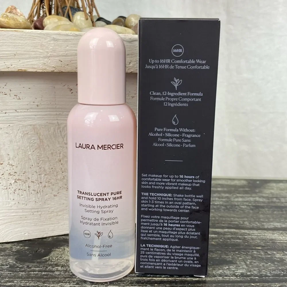 Lara Mercier Spray Translucent Pure Makeup Setting Spray NEW 3.4 oz